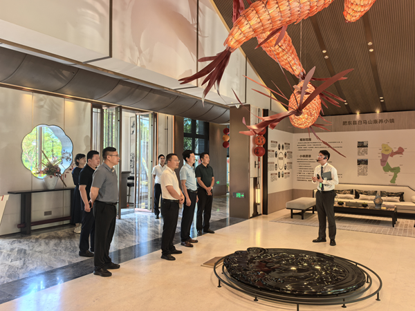 寿县县委常委、副县长房鲲鹏一行到访省健康养老公司